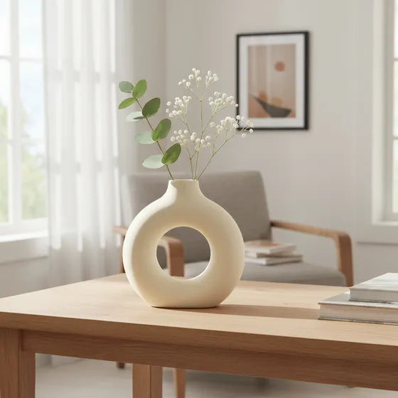 Florero Jarron Dona - Minimalista - Nordico - Ceramica