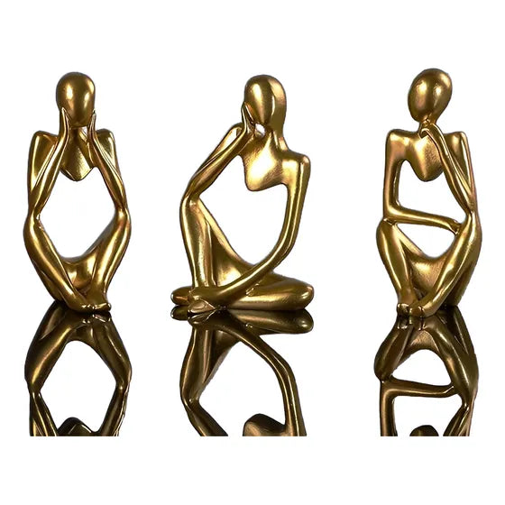 Set X3 Figuras Decorativas Minimalista Estantes Y Hogar